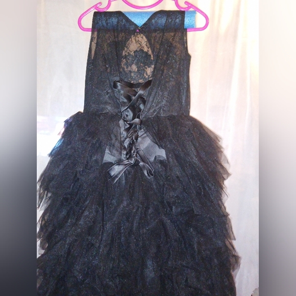 Women Tulle Lace Mesh Gown/dress - Picture 5 of 10